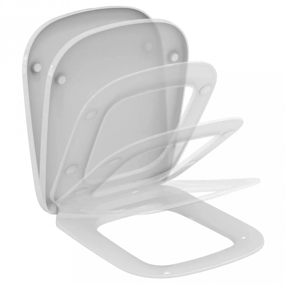 Комплект Ideal Standard Prosys Esedra подвесной унитаз + крышка-сиденье + встраиваемая инсталляция и механическая панель смыва R030001 - 4