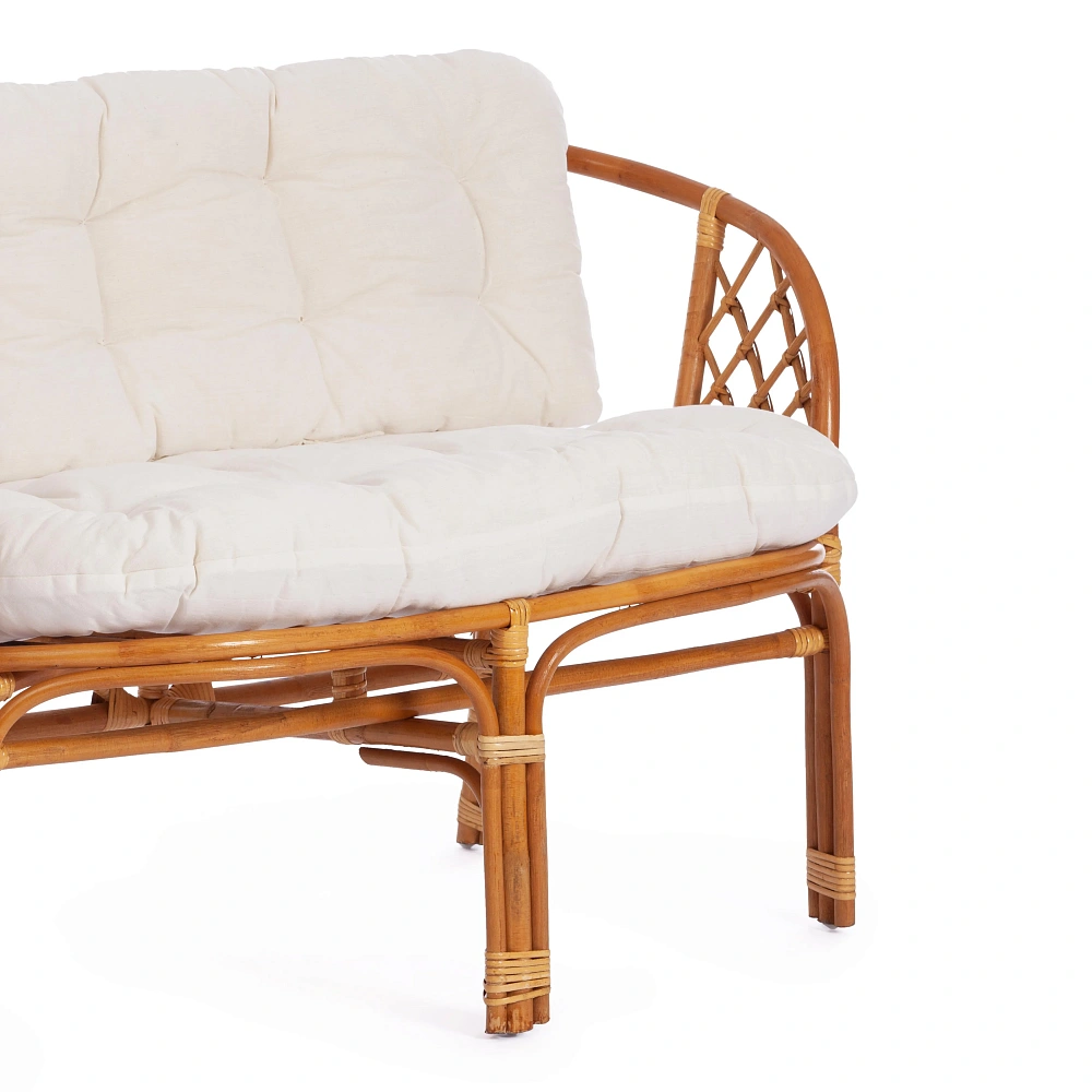 Комплект для отдыха BAHAMA (диван + 2 кресла + стол со стеклом) /с подушками/ TetChair 10090 - 3