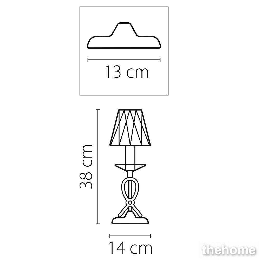 Настольная лампа Lightstar Riccio 705914 - 3