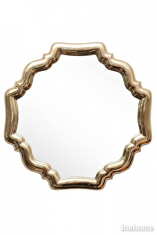 94PR-21886 Зеркало настенное в металл. раме  цвет золото 60*60*3,5см Garda Decor - TheHome