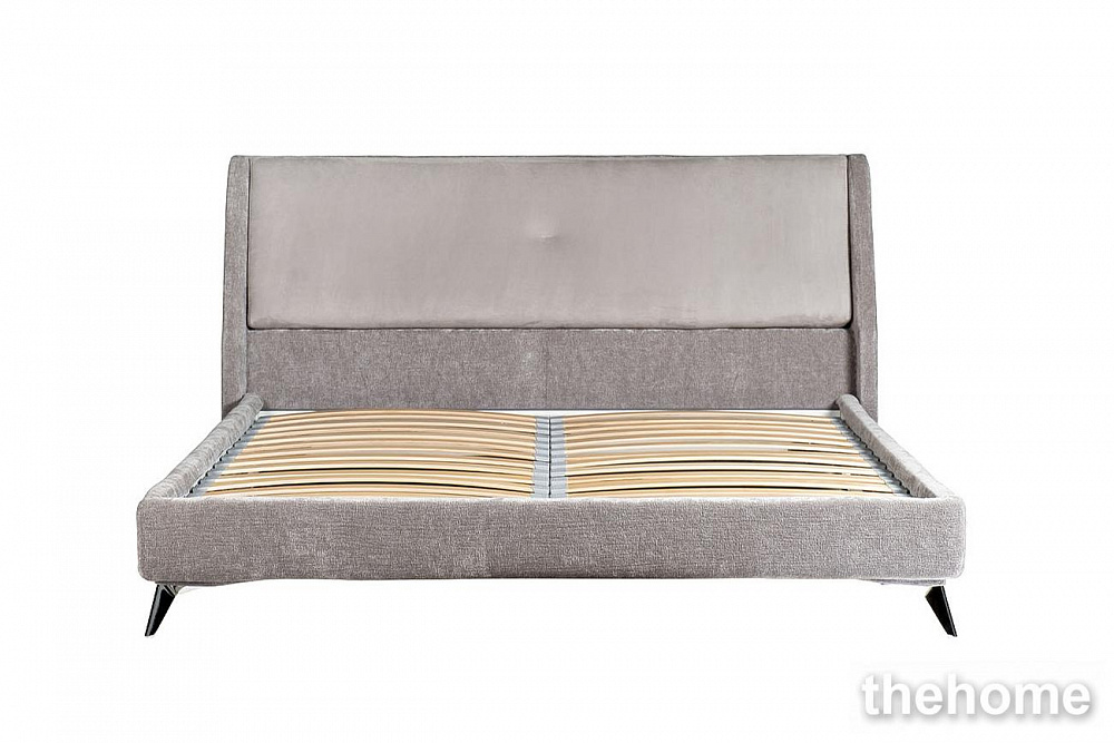 Кровать Michelle без под.мех. серый Ant542+Mav16 183*230*99см Garda Decor - TheHome