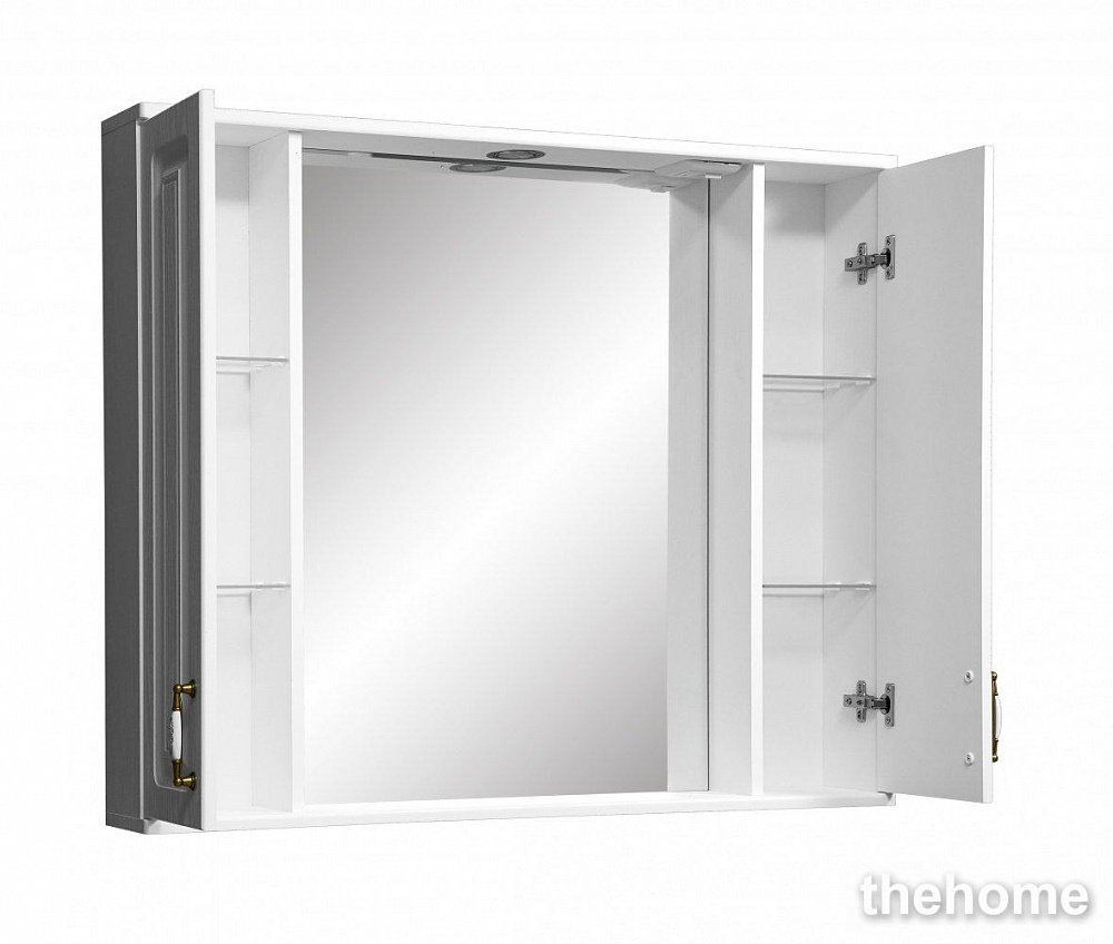 Зеркальный шкаф Stella Polar Кармела 100/C SP-00000187 100 см, ольха белая - 4