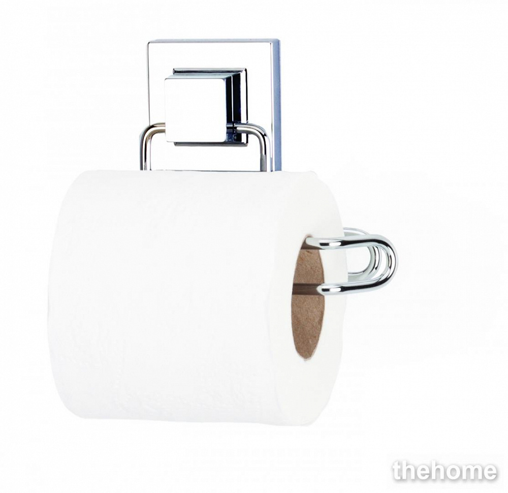 Держатель туалетной бумаги Tekno-tel EF271 самоклеящийся, хром - TheHome