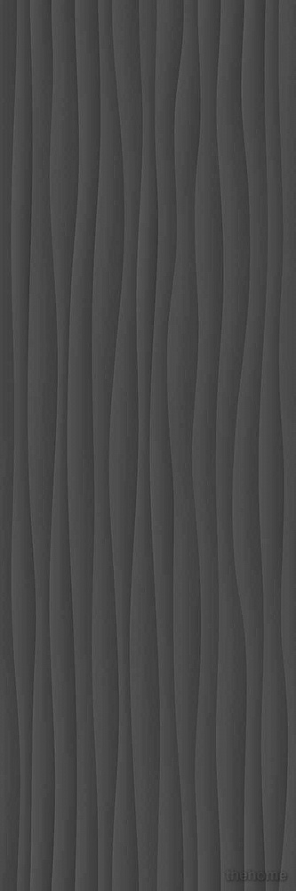 Плитка Eclettica Anthracite Struttura Wave 3D 40x120 - TheHome