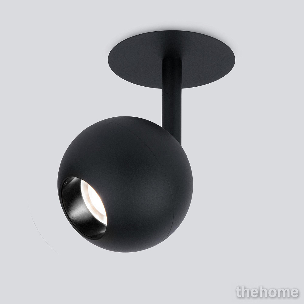 Встраиваемый светодиодный светильник черный Elektrostandard Ball 9925 LED 4690389169823 - TheHome