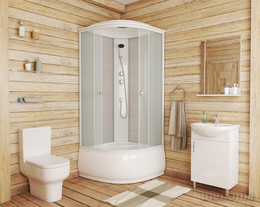 Комплект мебели для ванной Grossman Eco Line "ЭКО-52" 3 в 1, белый - 2
