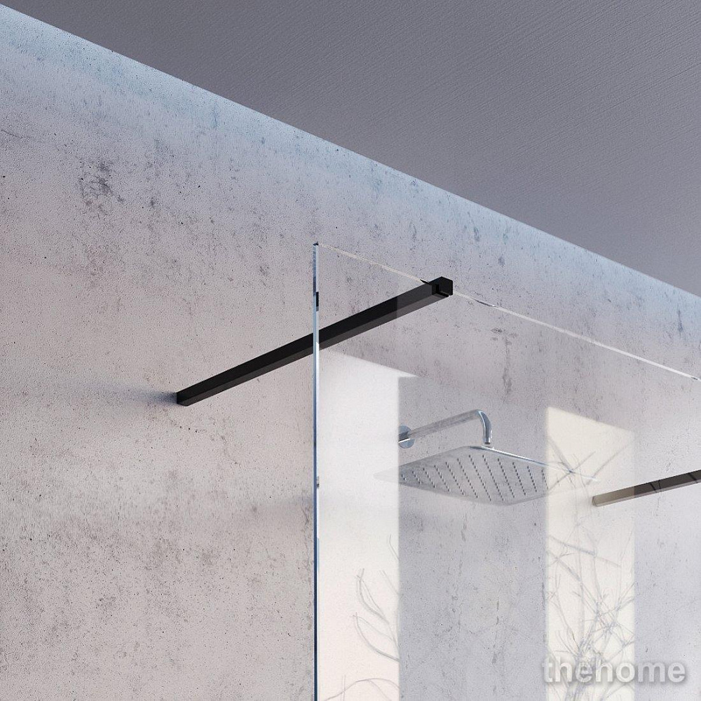 Держатель душевой перегородки Ravak WALK-IN W SET-90 Wall/Corner черный - TheHome
