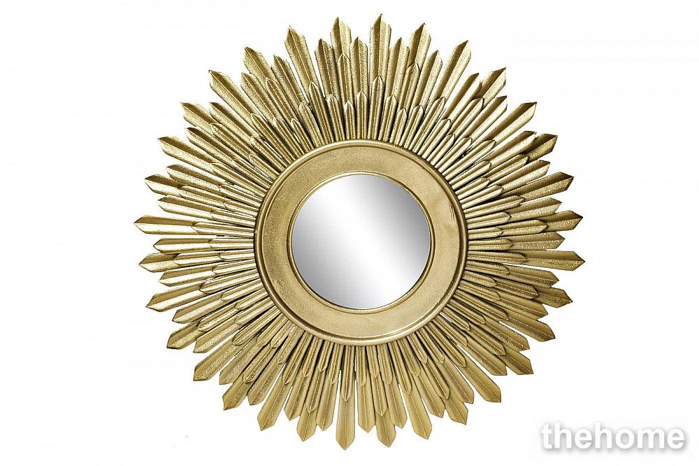 94PR-21904 Зеркало декоративное "Солнце" цвет золото d70см Garda Decor - TheHome