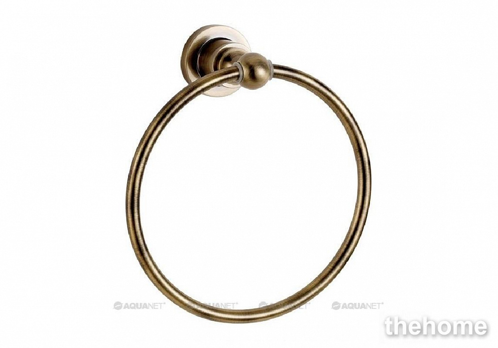 Полотенцедержатель-кольцо Aquanet 3880, бронза - TheHome