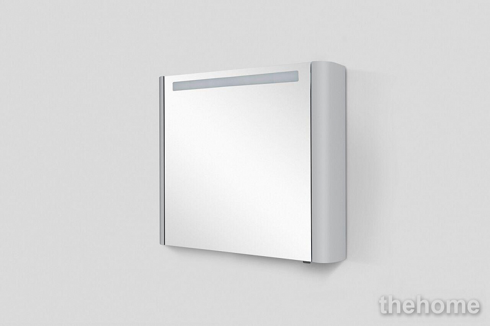 Зеркальный шкаф Am.Pm Sensation M30MCR0801FG, правый, 80 см, с подсветкой, серый шелк - TheHome