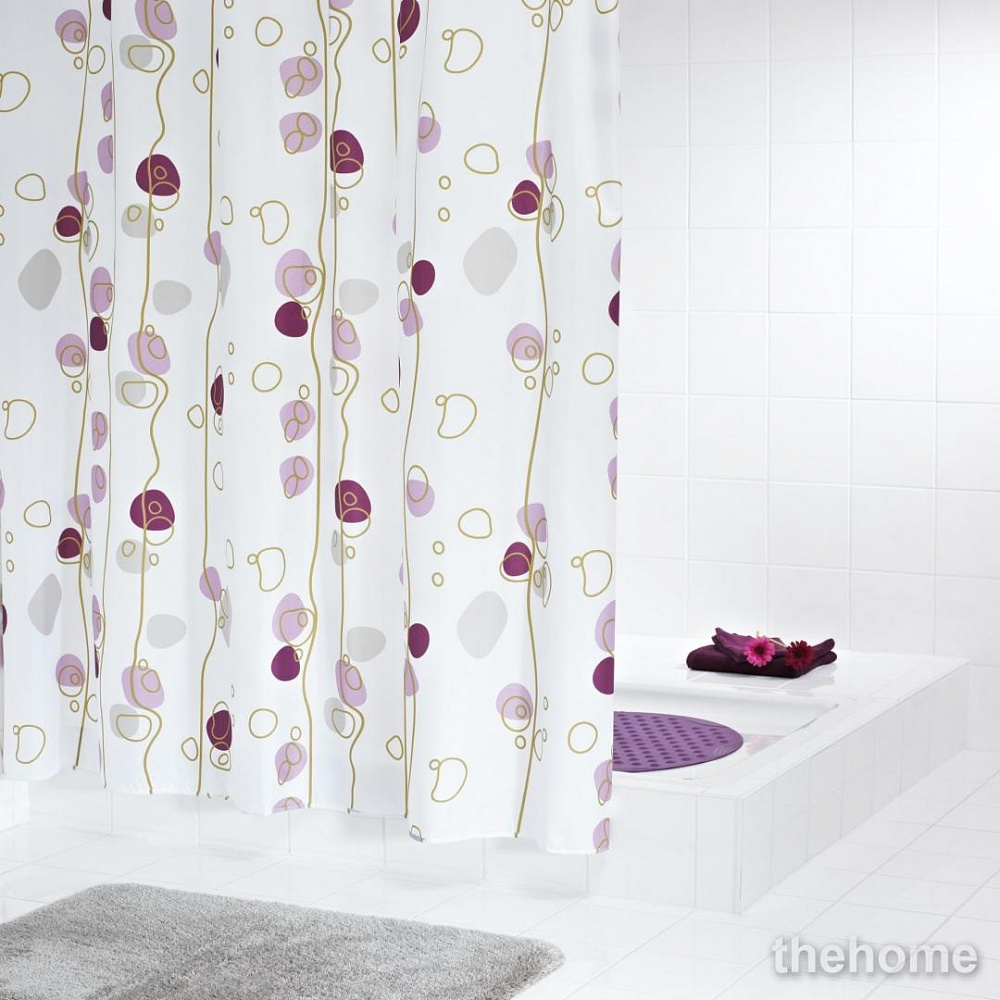 Штора для ванных комнат Ridder Soaring фиолетовая - TheHome