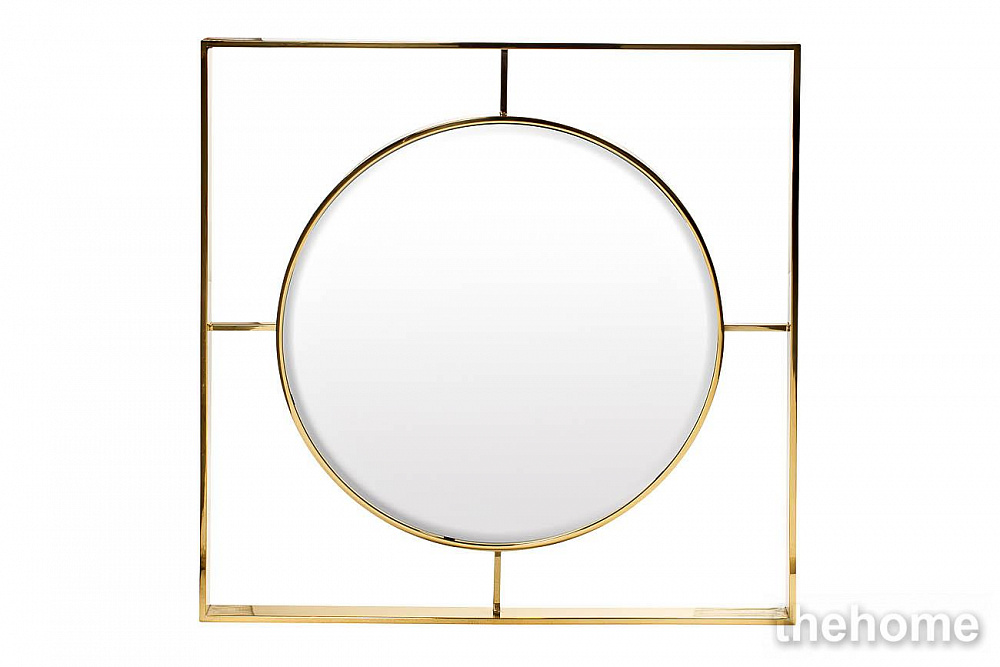 19-OA-5892 Зеркало золотое 80х80 см Garda Decor - TheHome