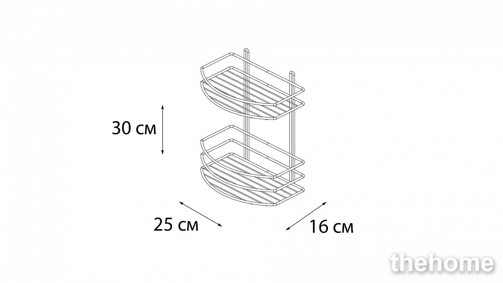 Полка Fixsen FX-720B-2 черный - 3