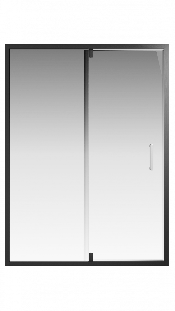 Душевая дверь Creto Astra 121-WTW-140-C-B-6 стекло прозрачное профиль черный, 140х195 см - TheHome