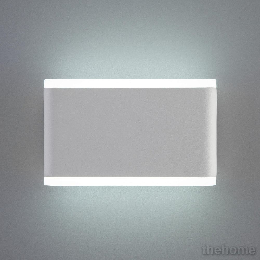 Уличный настенный светодиодный светильник Elektrostandard 1505 Techno Led Cover белый 4690389128066 - TheHome