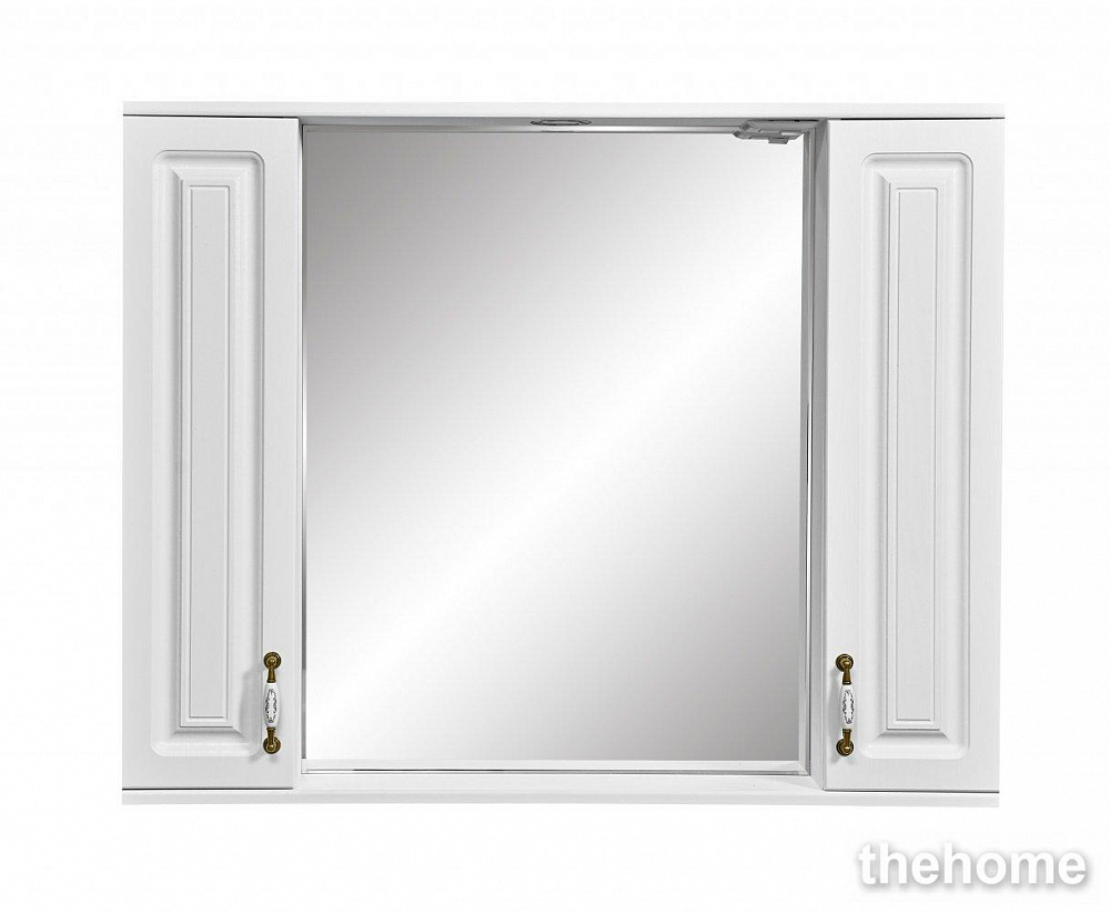 Зеркальный шкаф Stella Polar Кармела 100/C SP-00000187 100 см, ольха белая - TheHome