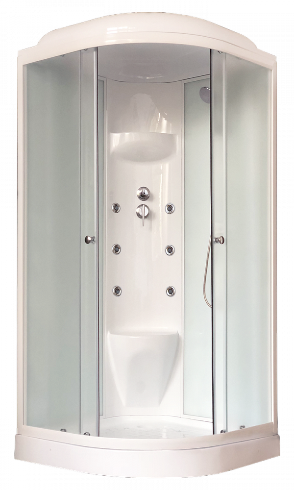 Душевая кабина Royal Bath 90HK7-WC белое/матовое - TheHome