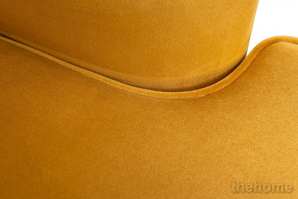 Кресло Rimini велюр горчичный Colton 022-ORANG 74*84*104см с подушкой Garda Decor - 6