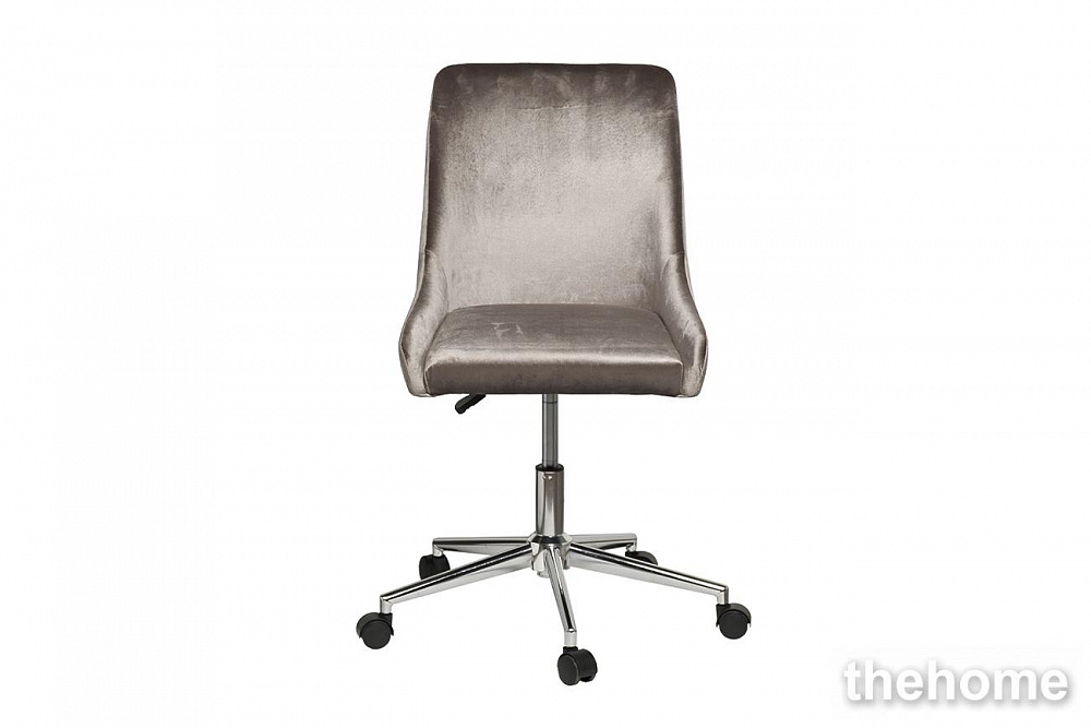 GY-Z020KRES-TS Кресло офисное серый велюр/хром 47*60*91см Garda Decor - TheHome