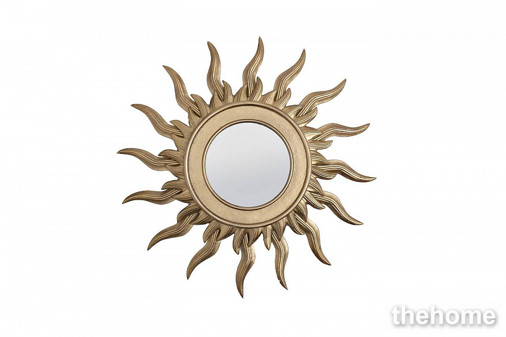 94PR-21901 Зеркало декоративное "Солнце" цвет золото d60см Garda Decor - TheHome