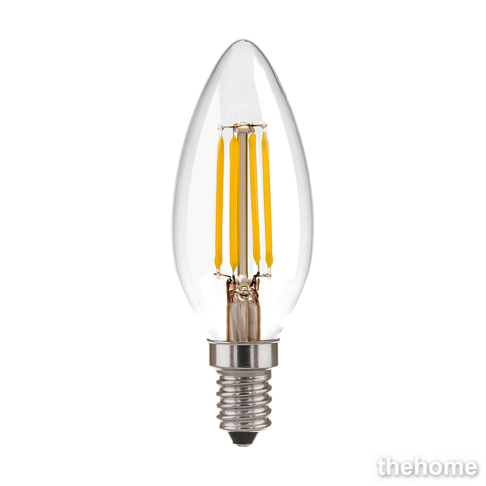 Лампа светодиодная филаментная Elektrostandard E14 7W 4200K прозрачная 4690389062896 - 2