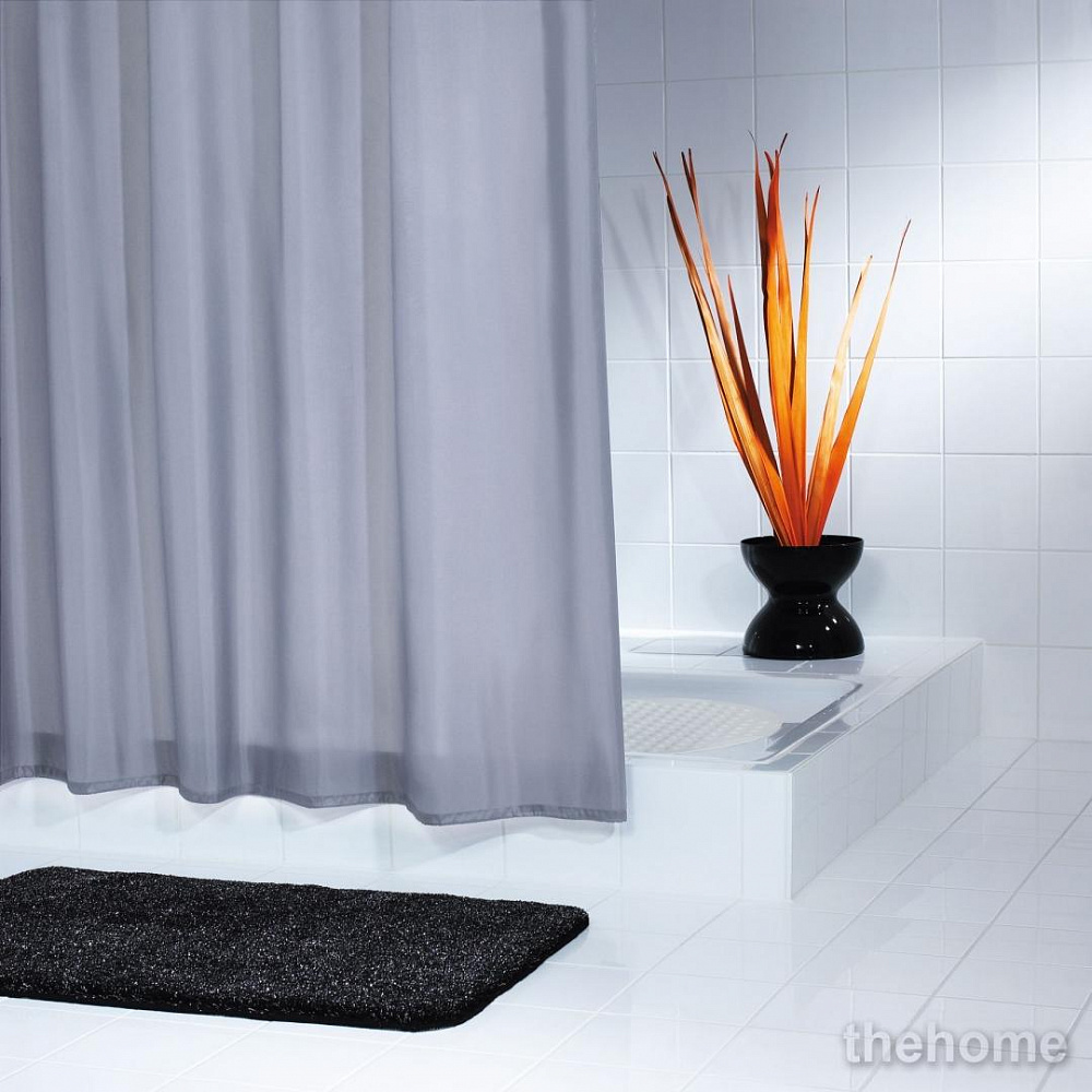 Штора для ванных комнат Ridder Madison серая/серебряная - TheHome