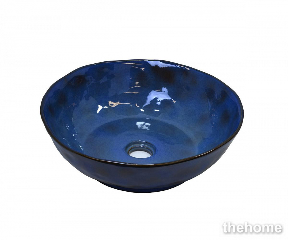 Раковина-чаша на столешницу Bronze de Luxe, сине-коричневый 2000 - TheHome