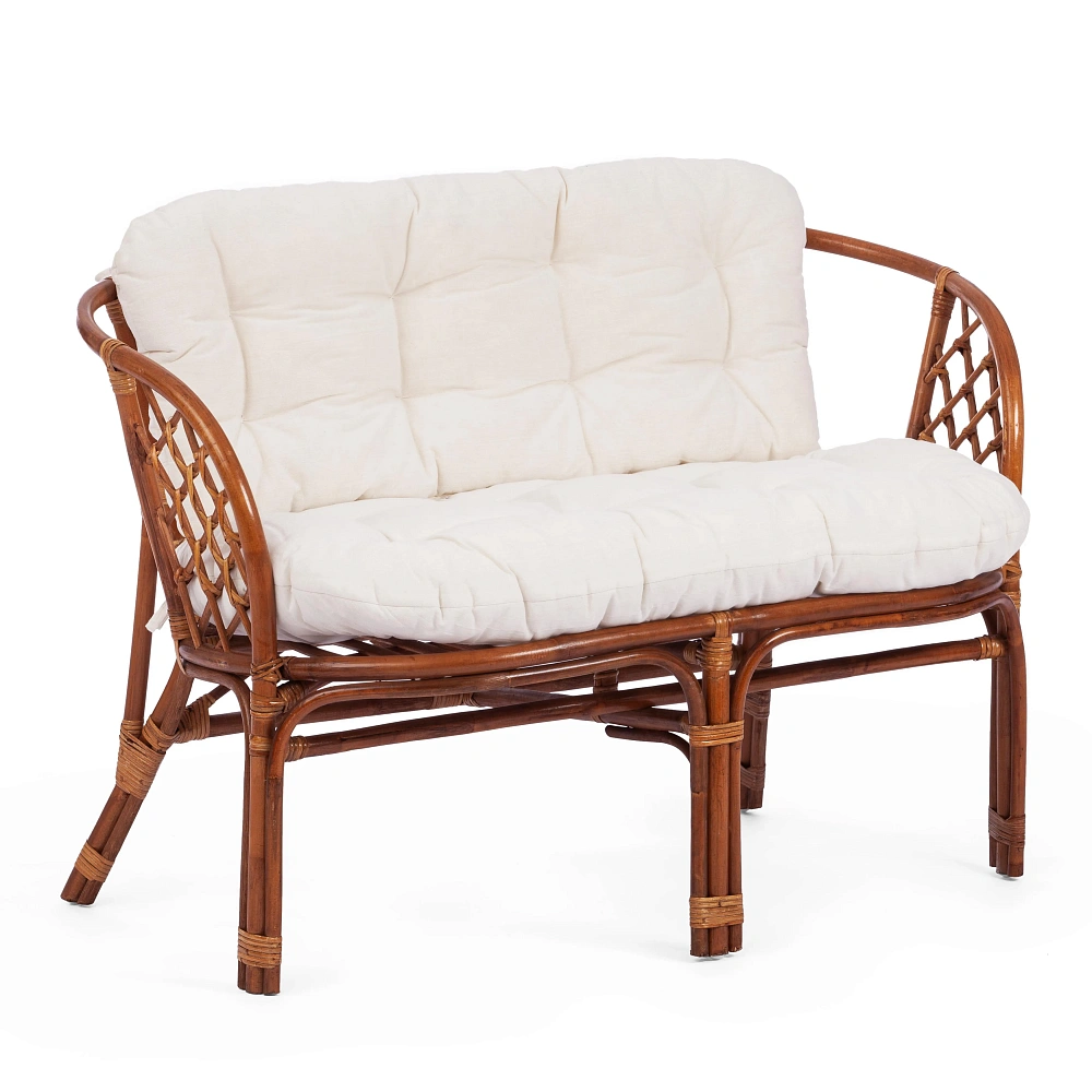 Комплект для отдыха BAHAMA (диван + 2 кресла + стол со стеклом) /с подушками/ TetChair 15382 - 2
