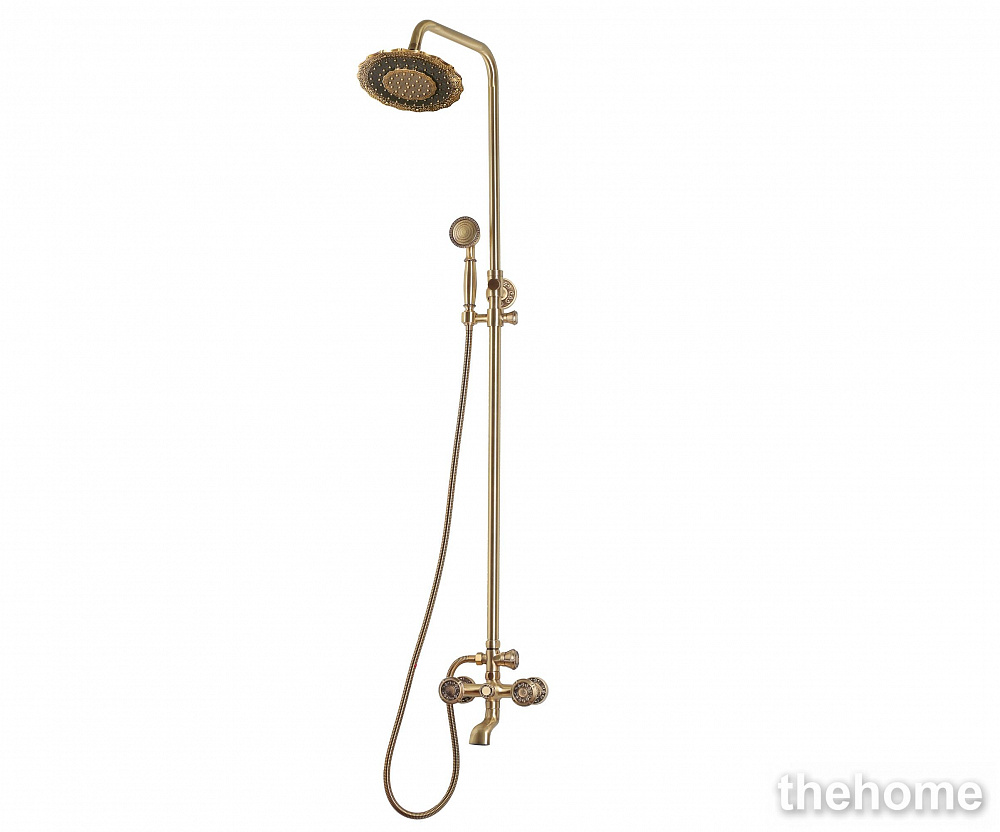 Комплект двухручковый для ванны и душа Bronze de Luxe ROYAL 10121DF - TheHome