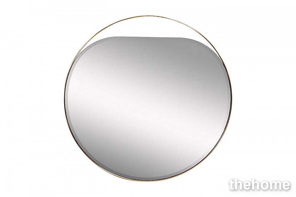 KFE1240 Зеркало круглое  в металлич. раме цвет золото d84см Garda Decor - TheHome