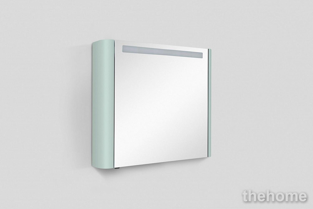 Зеркальный шкаф Am.Pm Sensation M30MCR0801GG, правый, 80 см, с подсветкой, мятный - TheHome