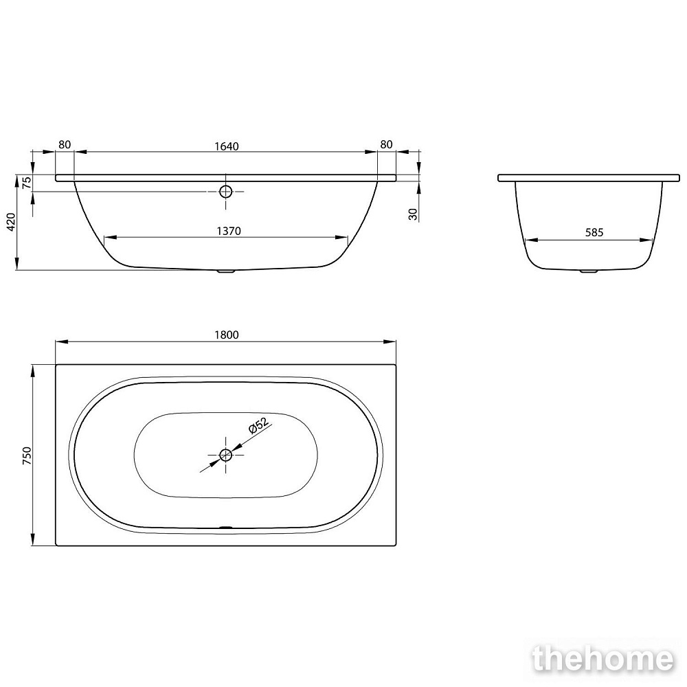 Стальная ванна Bette Starlet 180x75 см 1430-000PLUS с покрытием Glasur® Plus - 5