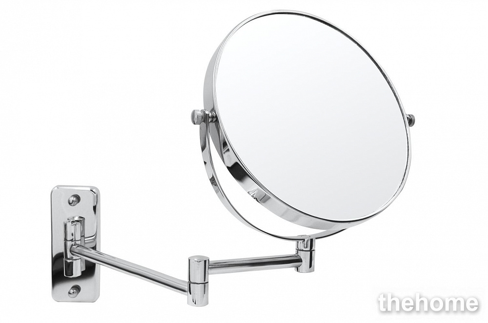 Зеркало косметическое подвесное RidderBelle 1х/5х-увеличение, хром - TheHome