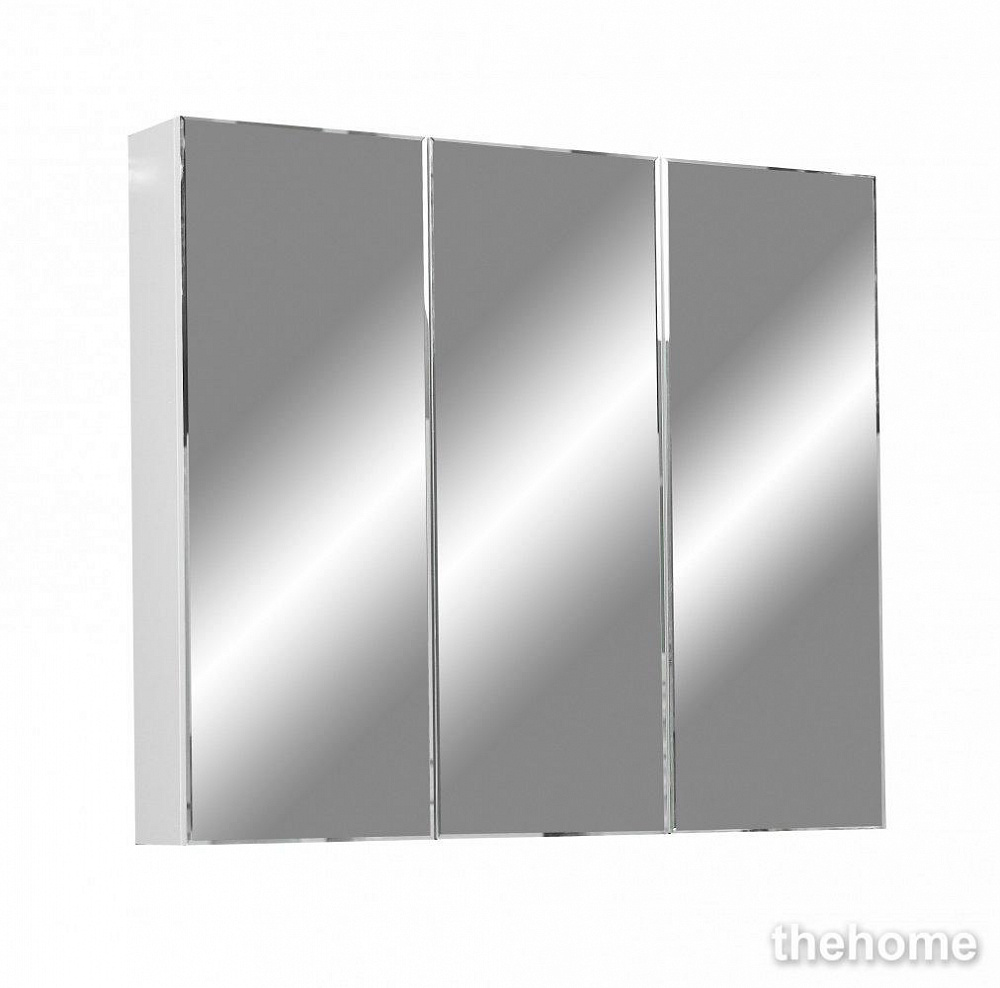 Зеркальный шкаф Stella Polar Концепт Парма 75 SP-00000061 75 см, 3 двери, белый - TheHome