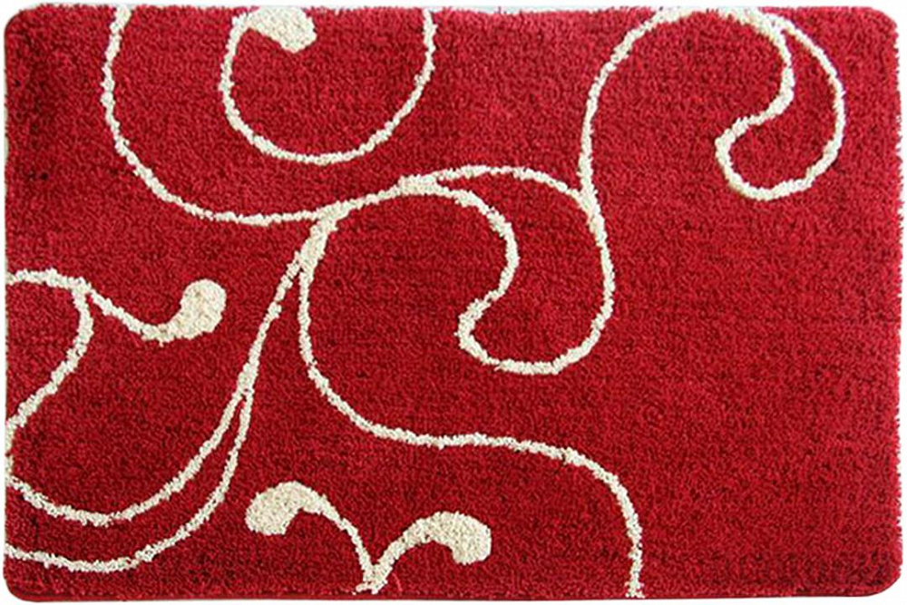 Коврик Iddis Flower Lace Red 90х60 - TheHome