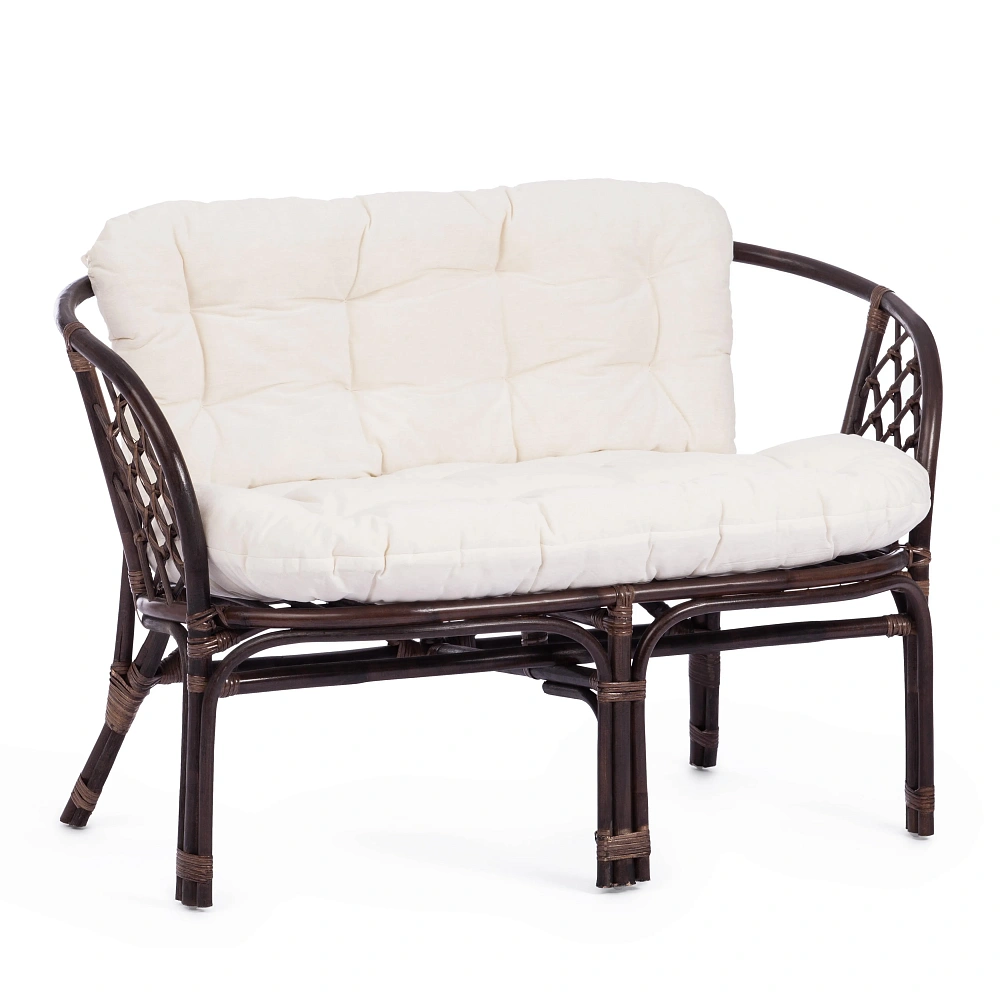Комплект для отдыха BAHAMA (диван + 2 кресла + стол со стеклом) /с подушками/ TetChair 15383 - 2