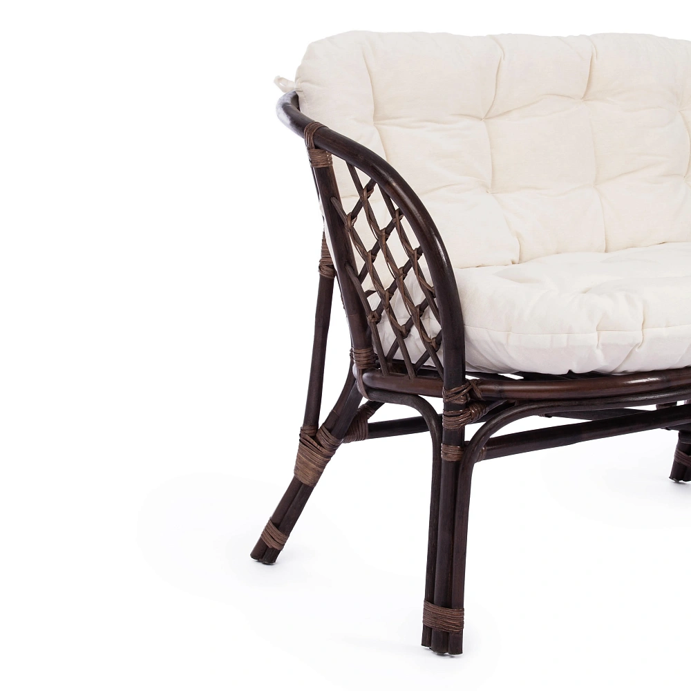 Комплект для отдыха BAHAMA (диван + 2 кресла + стол со стеклом) /с подушками/ TetChair 15383 - 9