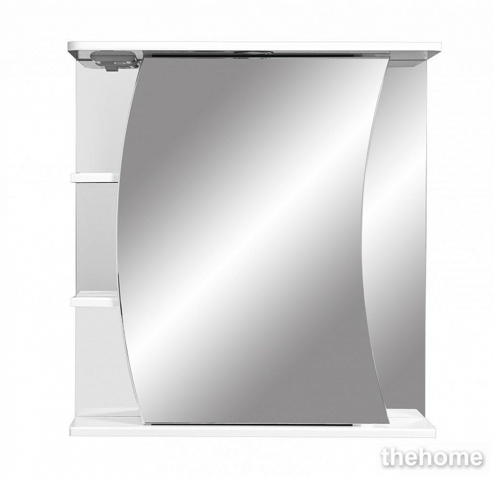 Зеркальный шкаф Stella Polar Концепт Пелаго 65/C SP-00000055 65 см с подсветкой, правый, белый - TheHome