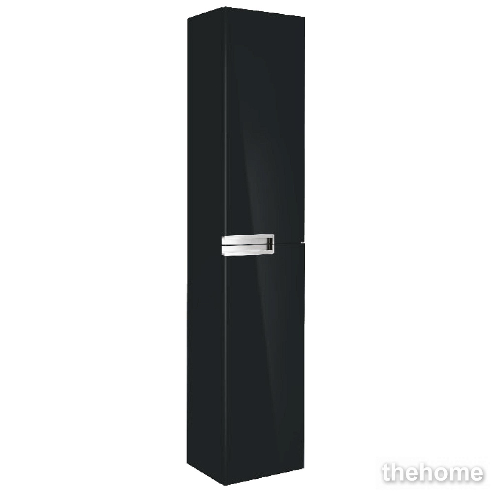 Шкаф-пенал Roca Victoria Nord Black Edition 30 см ZRU9000095 глянцевый черный - TheHome