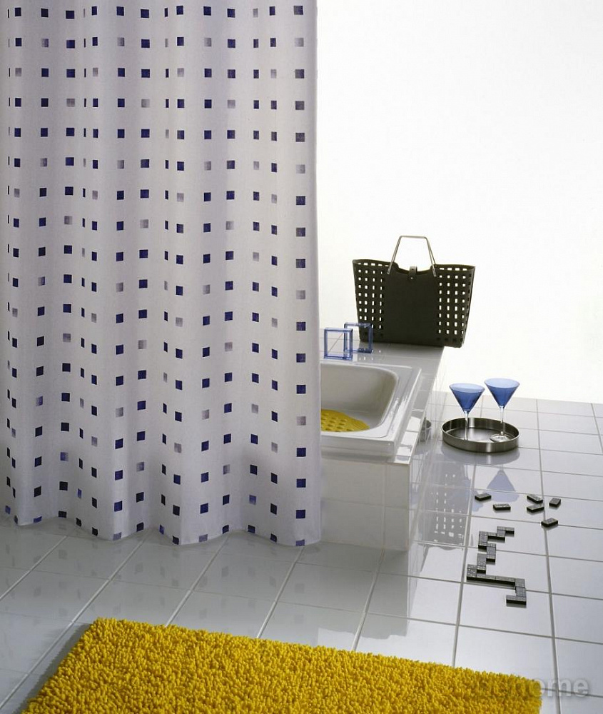 Штора для ванных комнат Ridder Dоminо синяя/голубая - TheHome