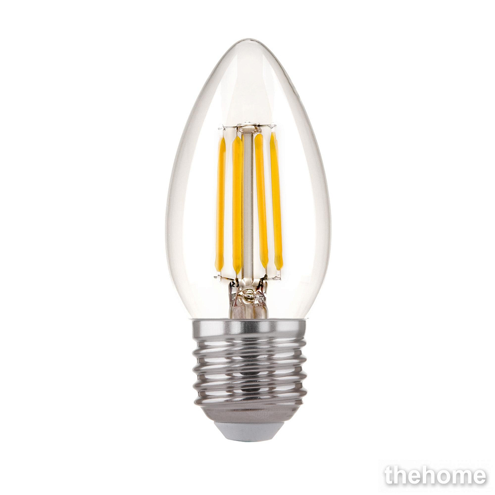 Лампа светодиодная филаментная Elektrostandard E27 7W 3300K прозрачная 4690389041495 - 2