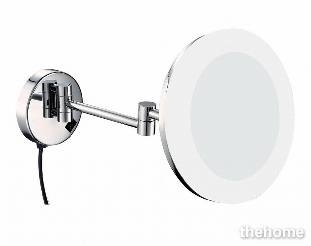 Косметическое зеркало Aquanet Lvyi 1806D, с LED-подсветкой, хром - TheHome