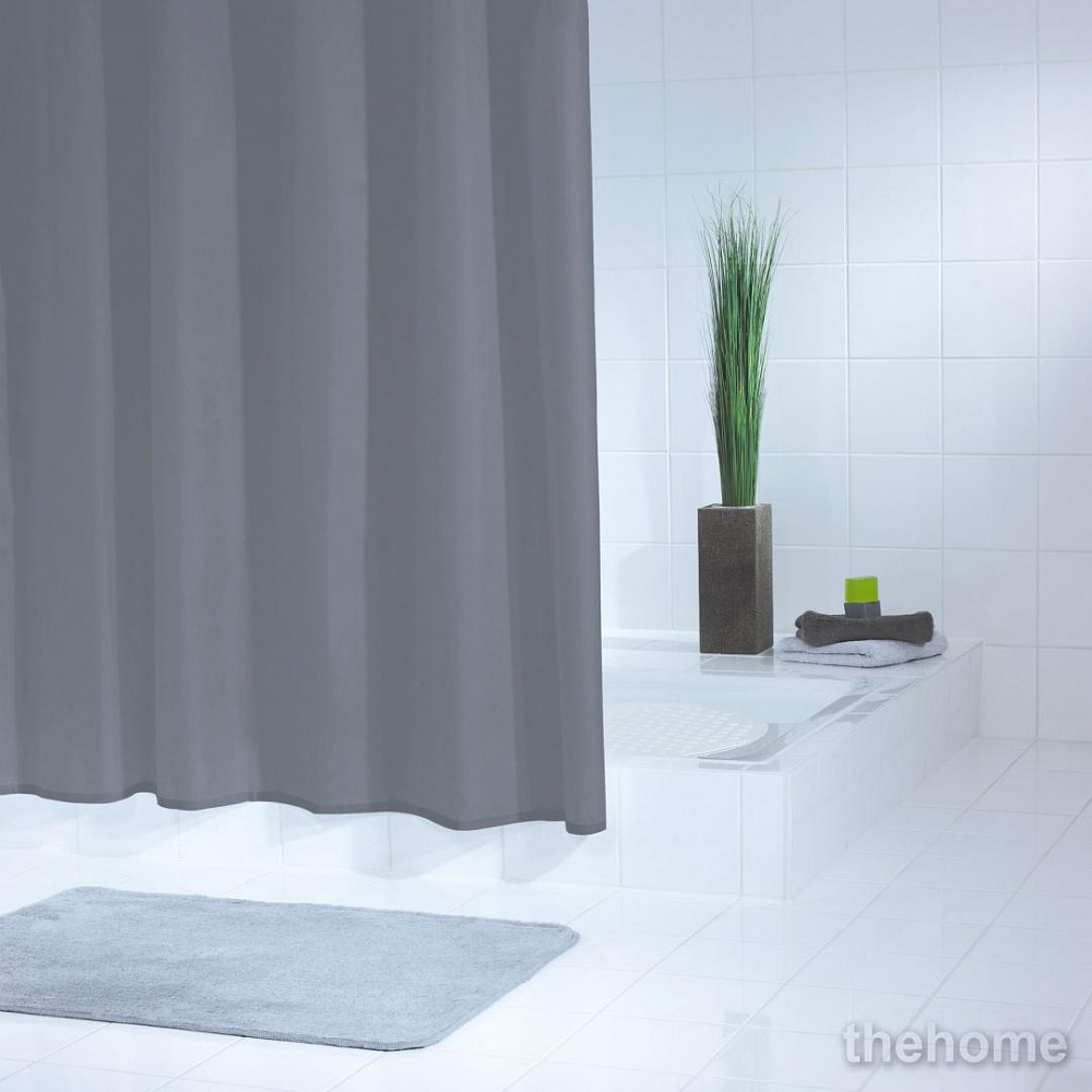 Штора для ванных комнат Ridder Standard серая/серебряная - TheHome