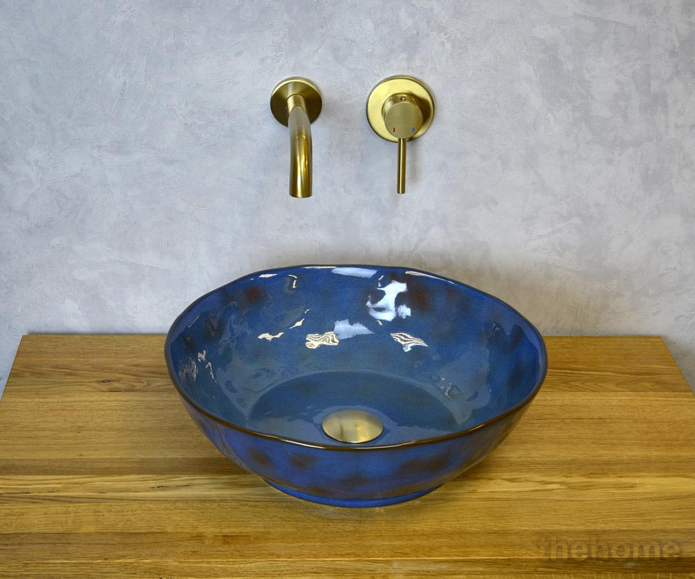 Раковина-чаша на столешницу Bronze de Luxe, сине-коричневый 2000 - 5