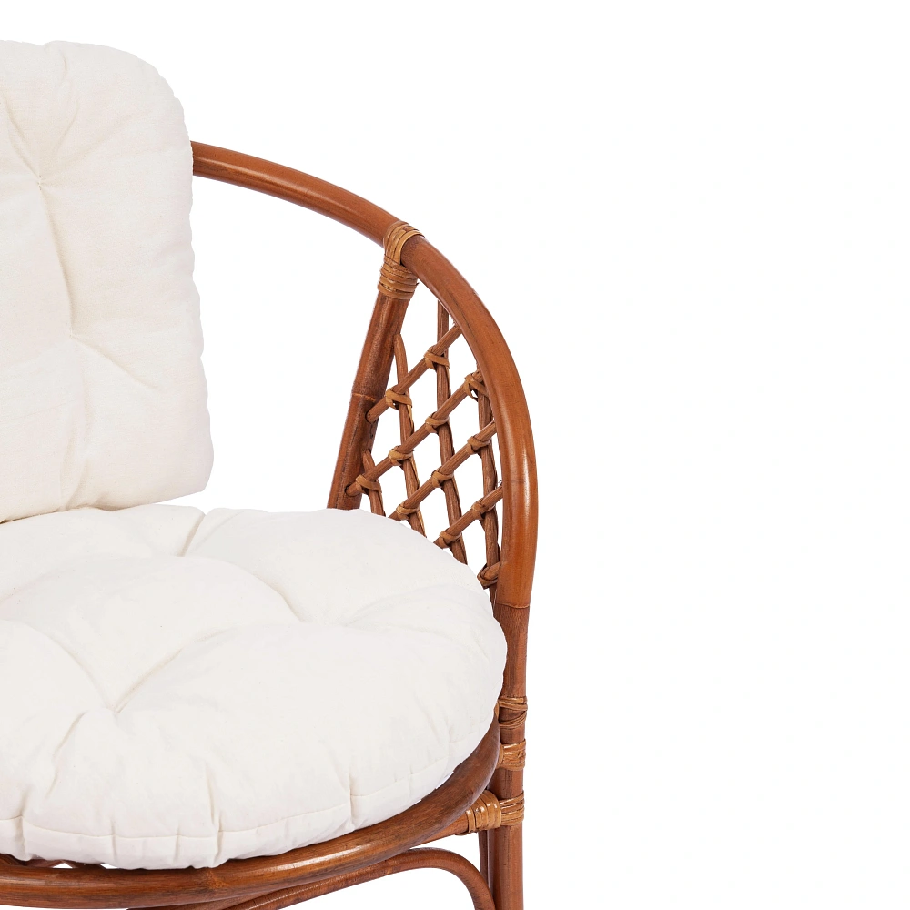 Комплект для отдыха BAHAMA (диван + 2 кресла + стол со стеклом) /с подушками/ TetChair 15382 - 9