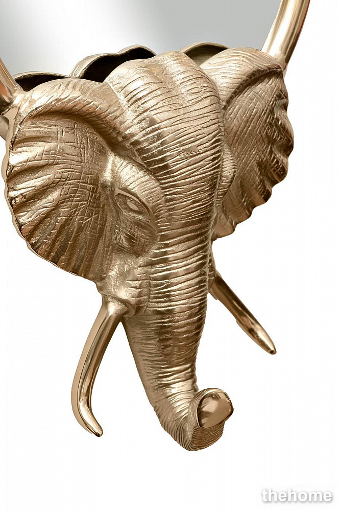94PR-21778 Зеркало декоративное "Голова слона" цвет золото 36*60см Garda Decor - 2