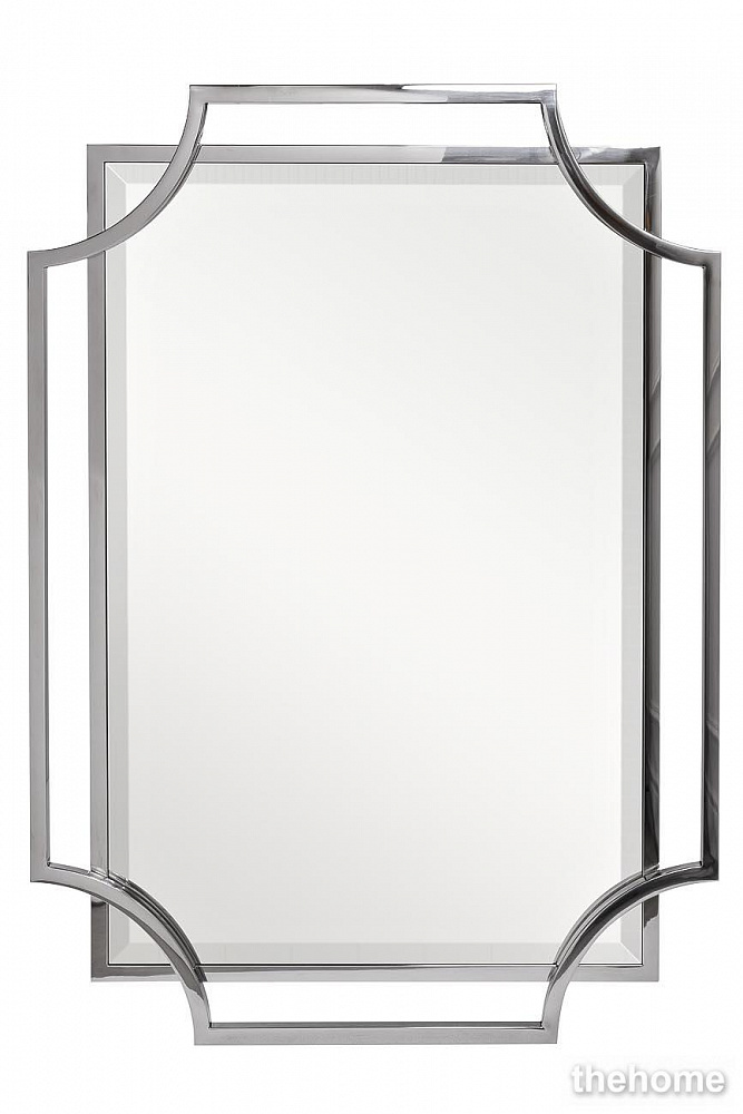 KFE1150/1 Зеркало в стальной раме цвет хром 78*108см Garda Decor - TheHome
