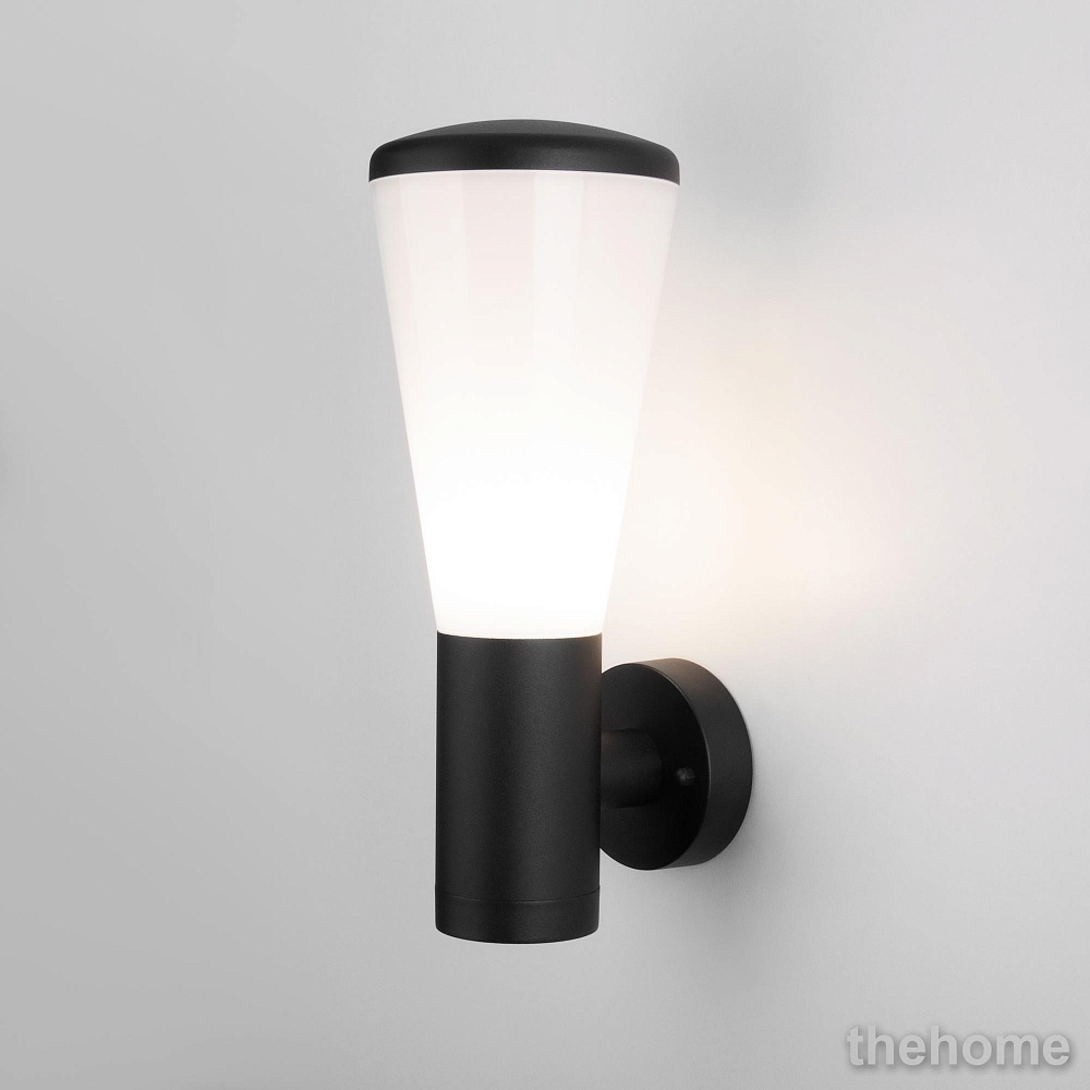 Настенный уличный светильник IP54 черный Elektrostandard Cone 1416 TECHNO 4690389068461 - TheHome