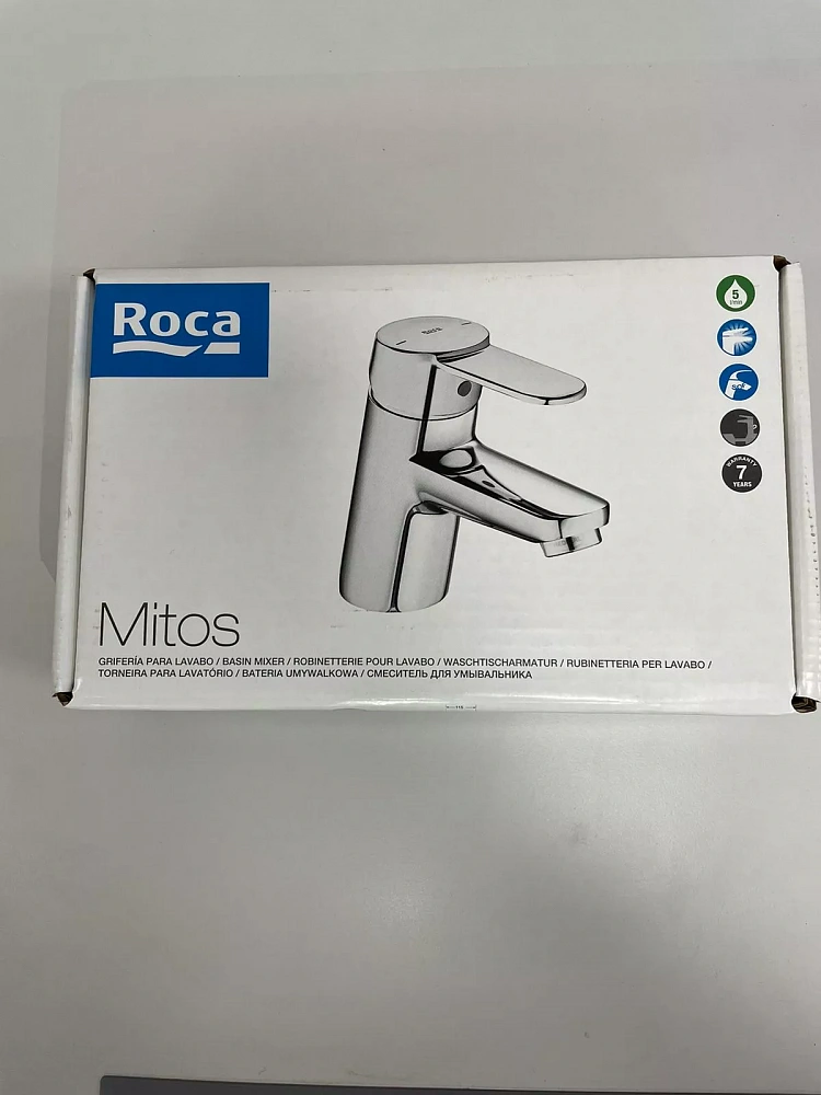 Смеситель Roca Mitos 5A3181C0M для раковины, хром - 4