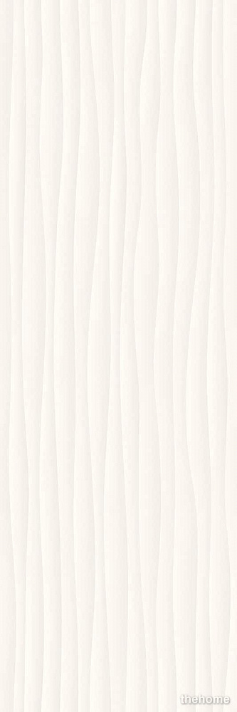 Плитка Eclettica White Struttura Wave 3D 40x120 - TheHome